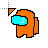 Orange Among Us cursor