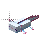 Cyan Minecraft Axolotl cursor