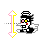 Vertical resize cursor