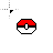 Poke Ball for black bckgrounds cursor