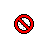 no rojo cursor