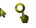 Windows 7 Gradient Gold Edit Cursors cursor preview