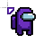 purple  crewmate cursor