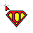 Superman Alphabet u cursor