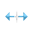 Horizontal resize cursor