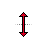 Vertical resize cursor