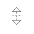 Vertical resize cursor