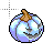blue jack-o-lantern cursor