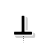 Crop Cursor Down v3 (Black) cursor