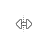 Horizontal resize cursor
