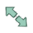 Pastel diagonal 1 cursor