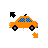 Orange car diagonal 2 cursor