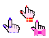 Mouse with color things and clock mouse Cursors cursor preview