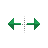 Horizontal resize cursor