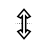 Vertical resize cursor