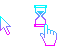 Vaporwave Hotline White Plus Cursors preview
