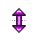 Vertical resize cursor