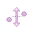 Vertical resize cursor