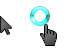 Windows 7 Gray-Light Blue Edit Cursors preview