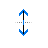 Vertical resize cursor