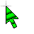 Red Green Stripes cursor