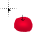 red full apple cursor