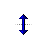 Vertical resize cursor
