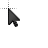 Black Aero Pointer cursor