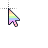 rainbow tinted cursor
