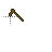 Minecraft Wooden Hoe Cursor cursor