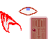 Black N' Red With Green Glow Cursors preview