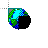 turquoise globe6 cursor