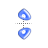 Vertical resize cursor