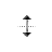 Vertical resize cursor