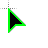 Black-n-Lime Cursors preview