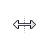 Horizontal resize cursor