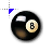 MW2 8 Ball emblem cursor