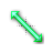 Green Glow Diagonal Resize 1 cursor