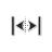 Horizontal resize cursor