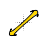 Orange Juice Diagonal Resize 2 cursor