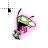 Crazy Gir Pink Shadow cursor