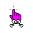 Violeta mano cursor