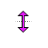 Vertical resize cursor