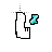 Sketchy person cursor