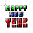 Happy New Year Glitter cursor