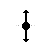 Vertical resize cursor
