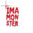 I'm A Monster cursor