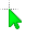 Green cursor