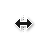 Horizontal resize cursor
