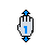 Vertical resize cursor